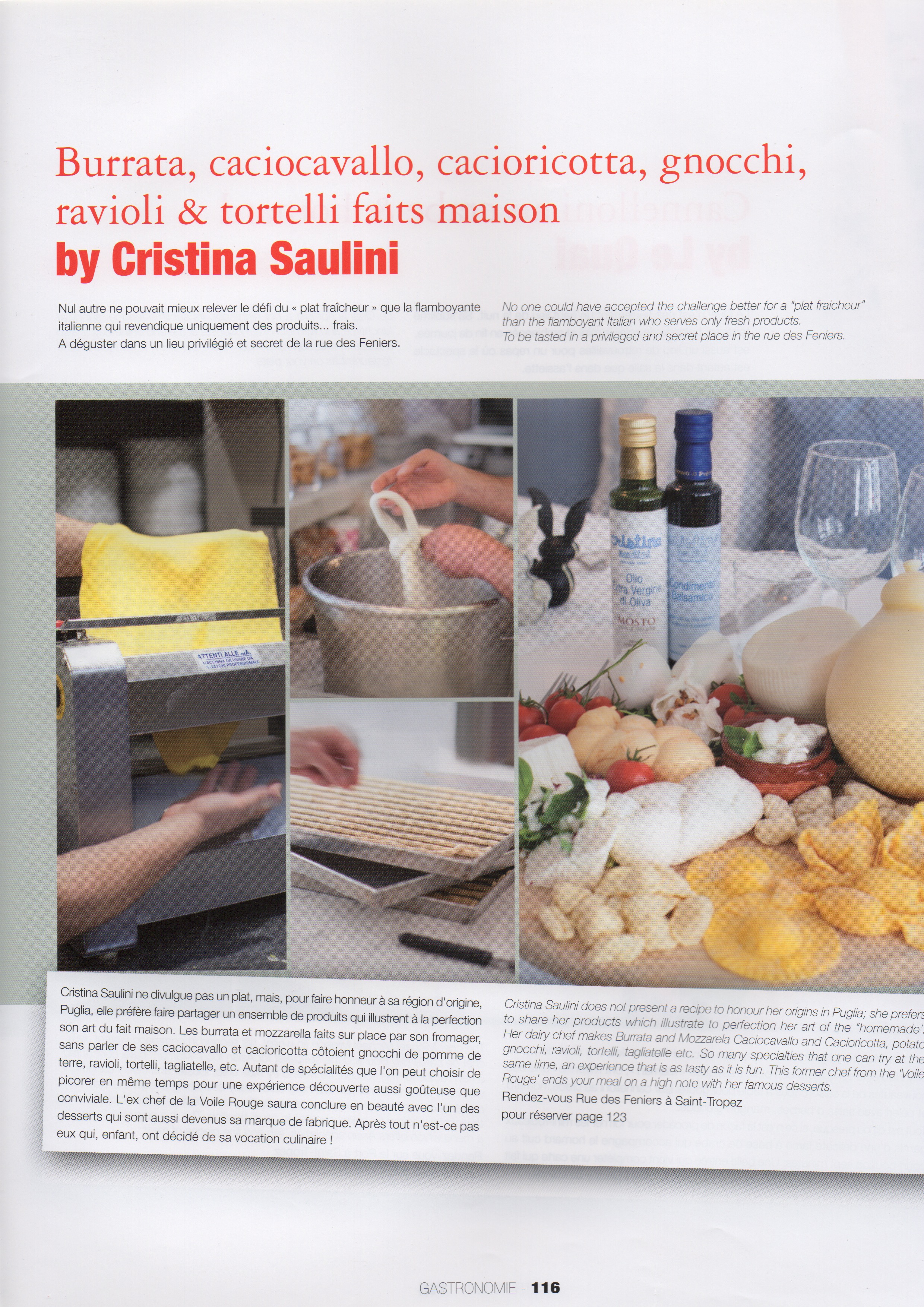 série de photos culinaires faites par Vanessa Romano chez Christina Saulini
