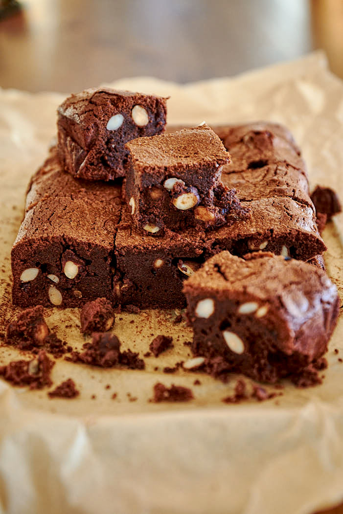 photo de brownie au chocolat
