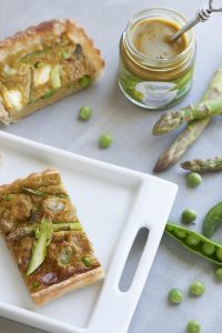 photo culinaire Tarte aux asperges