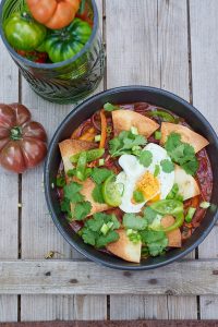 photographie culinaire de chilaquiles